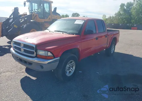 2004 Dodge Dakota Slt z USA, uszkodzony, nr VIN 1D7HG48N14S542424